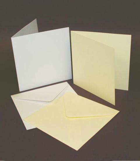 5'X5' IVORY CARD & ENVELOPES - Click Image to Close