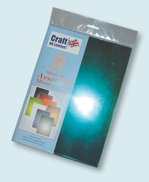 A4 Mirror Board 8 Sheets Assorted - Click Image to Close